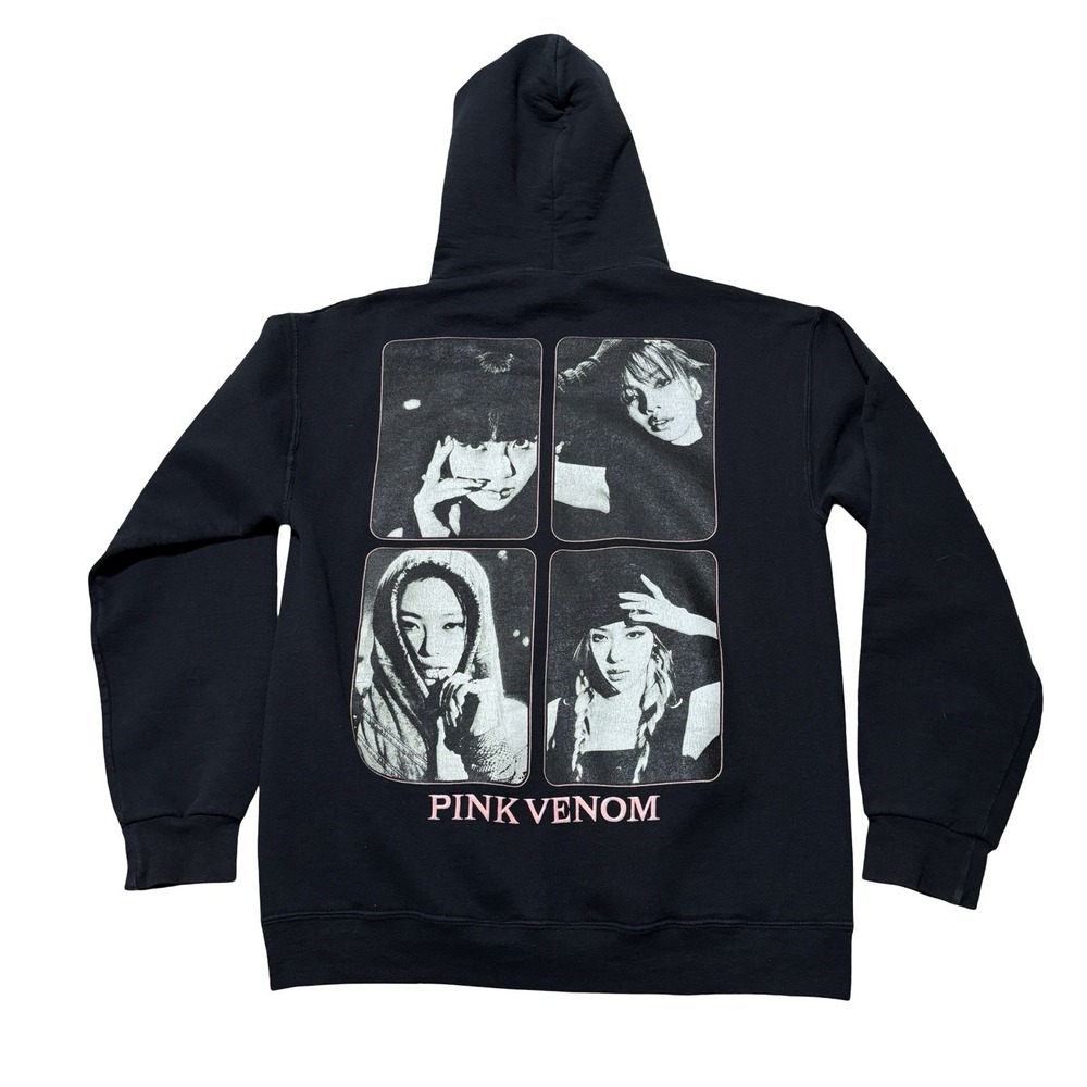 BLACKPINK Unisex Pink Venom Merch Pullover Hoodie Size S/M 21 x 26